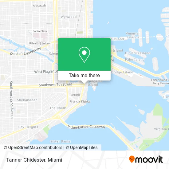 Tanner Chidester map