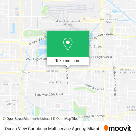 Ocean View Caribbean Multiservice Agency map