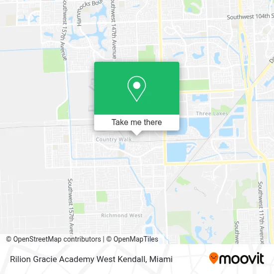 Rilion Gracie Academy West Kendall map