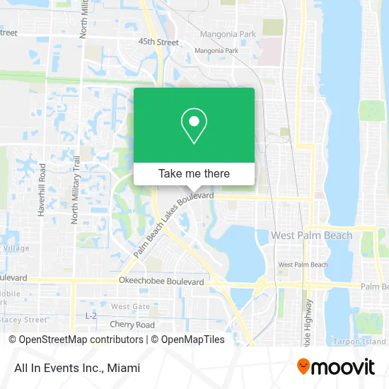 All In Events Inc. map