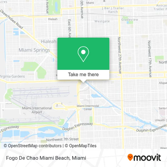 Fogo De Chao Miami Beach map