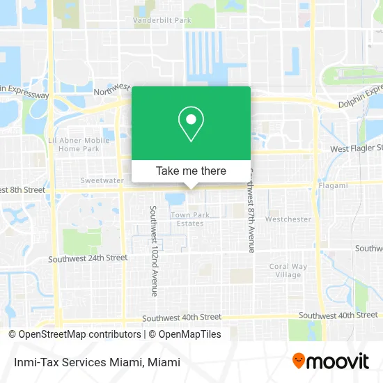 Inmi-Tax Services Miami map