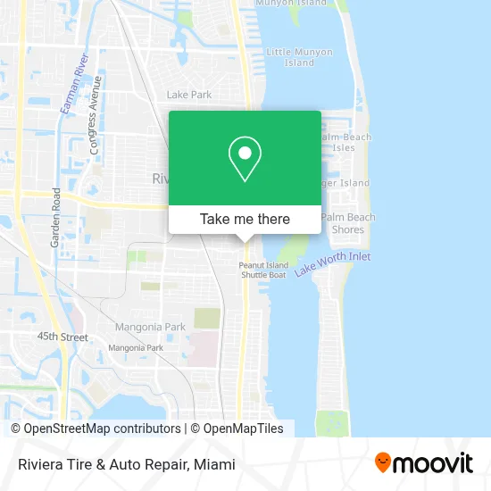 Riviera Tire & Auto Repair map
