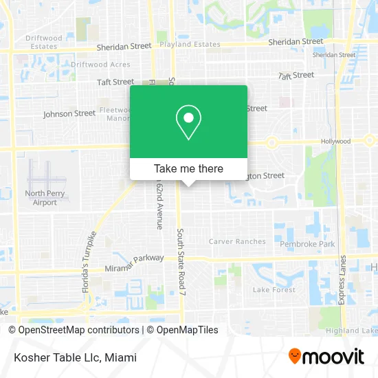 Kosher Table Llc map