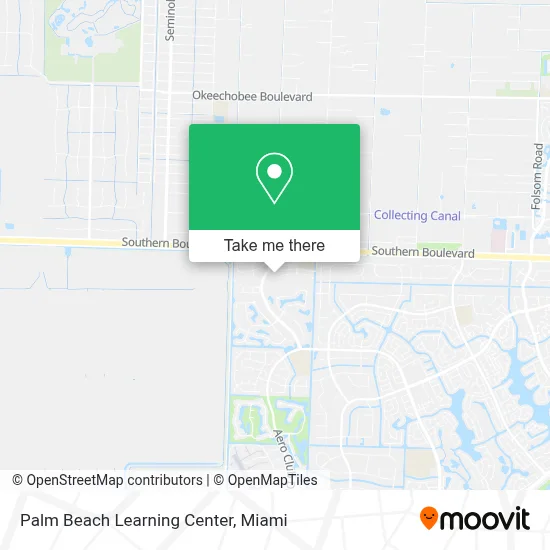 Palm Beach Learning Center map