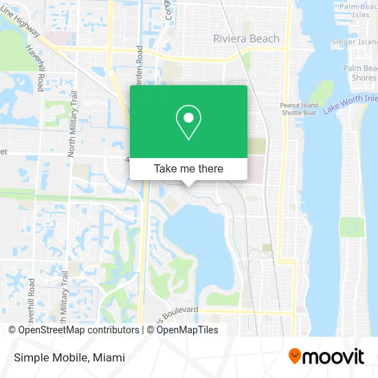 Simple Mobile map