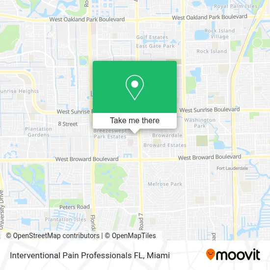 Interventional Pain Professionals FL map