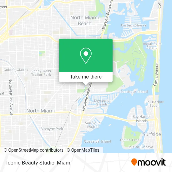 Iconic Beauty Studio map