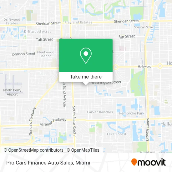 Pro Cars Finance Auto Sales map