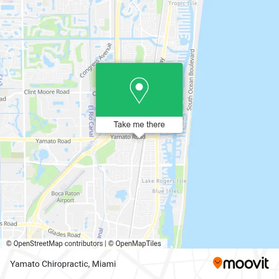 Yamato Chiropractic map