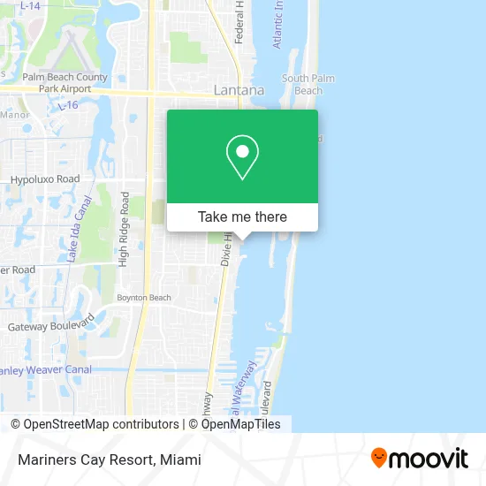 Mariners Cay Resort map
