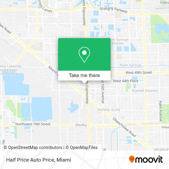 Half Price Auto Price map