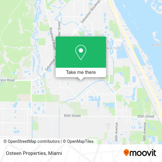 Osteen Properties map
