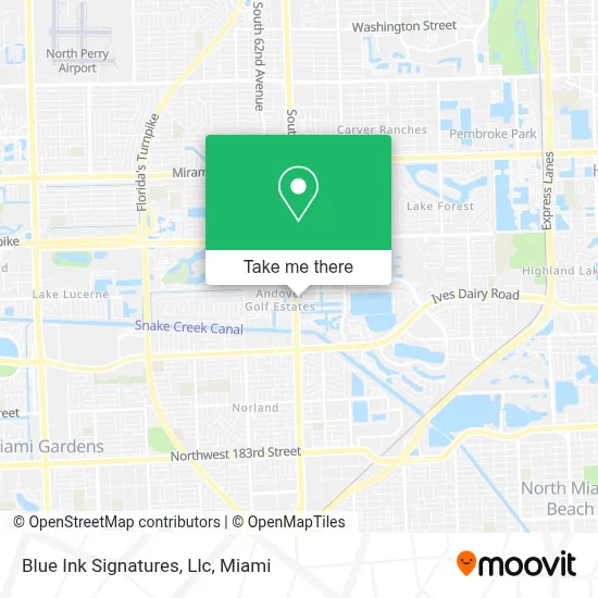Blue Ink Signatures, Llc map