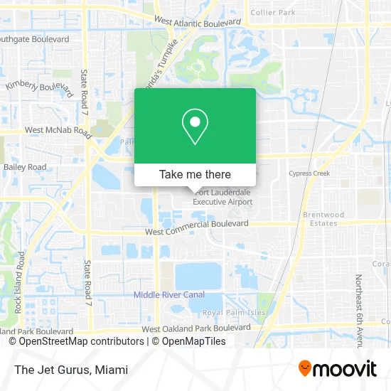 The Jet Gurus map