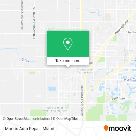 Mario's Auto Repair map