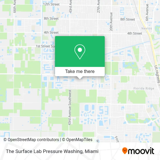The Surface Lab Pressure Washing map