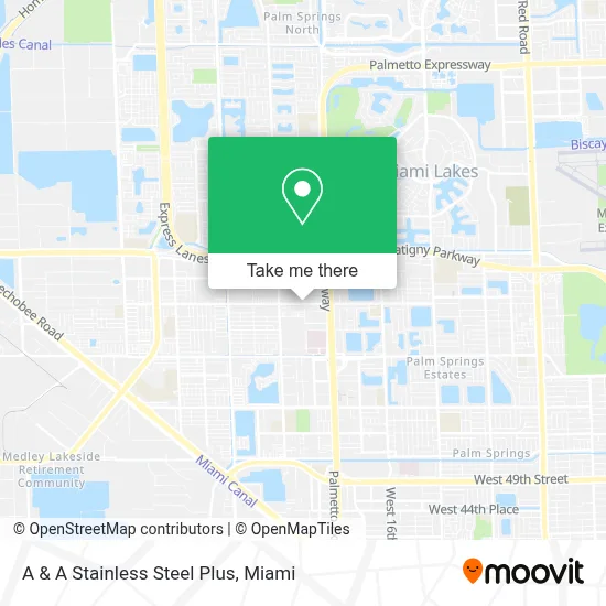 A & A Stainless Steel Plus map