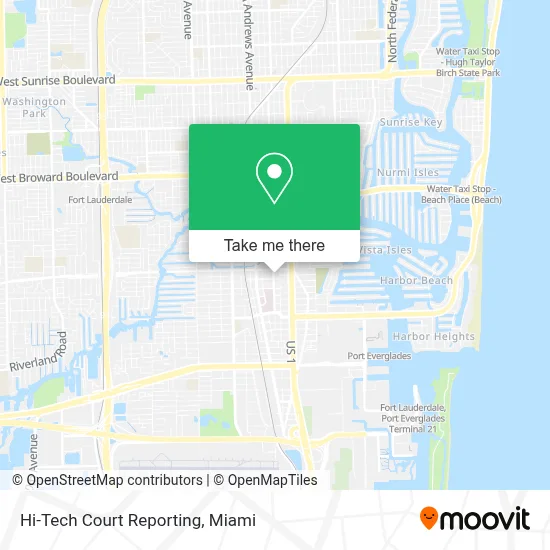 Hi-Tech Court Reporting map
