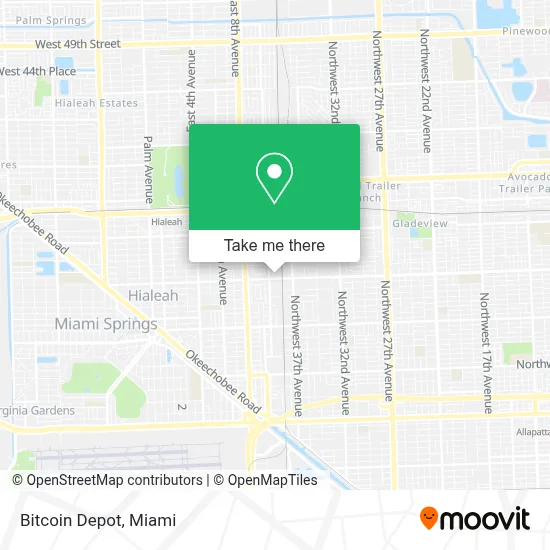 Bitcoin Depot map