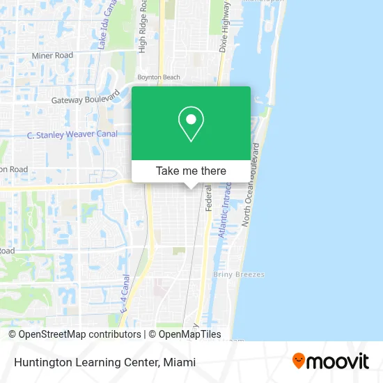 Huntington Learning Center map