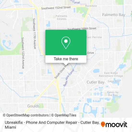 Ubreakifix - Phone And Computer Repair - Cutler Bay map