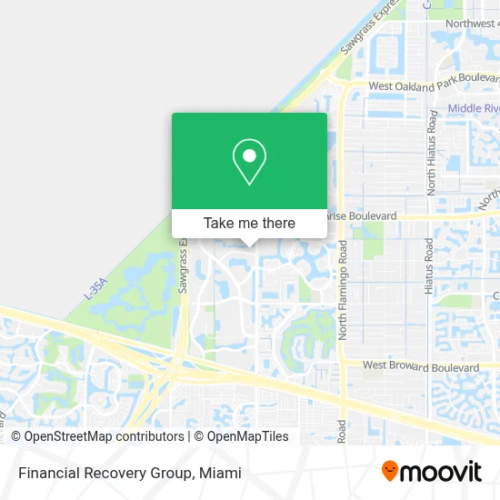 Financial Recovery Group map