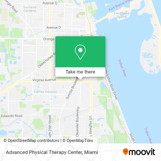 Advanced Physical Therapy Center map