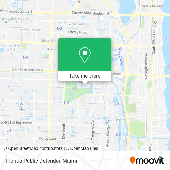 Florida Public Defender map