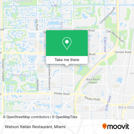 Watson Italian Restaurant map
