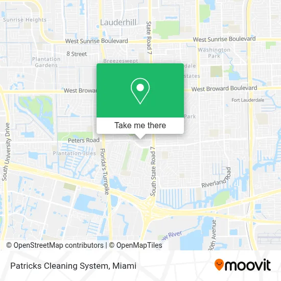 Patricks Cleaning System map