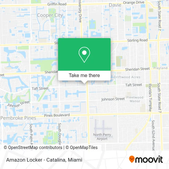 Amazon Locker - Catalina map