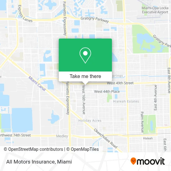 All Motors Insurance map