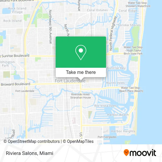 Riviera Salons map