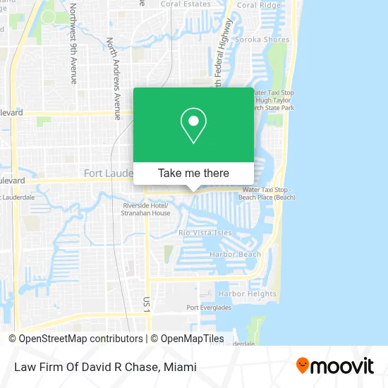 Law Firm Of David R Chase map