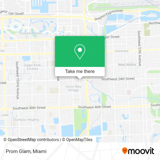 Prom Glam map