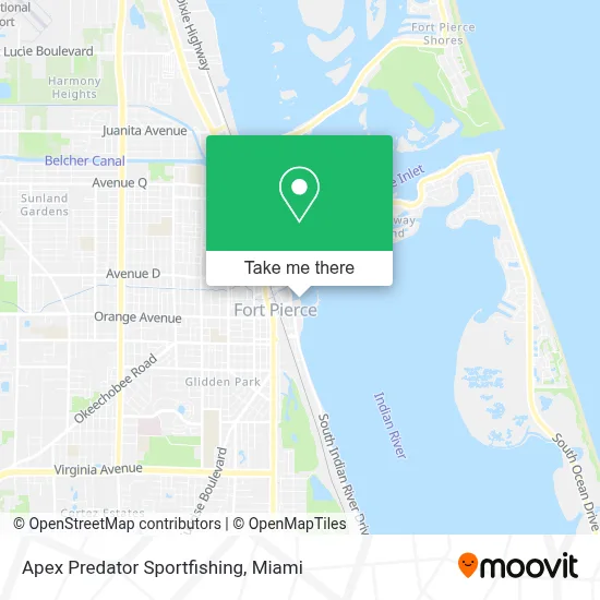 Apex Predator Sportfishing map