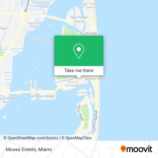 Moses Events map