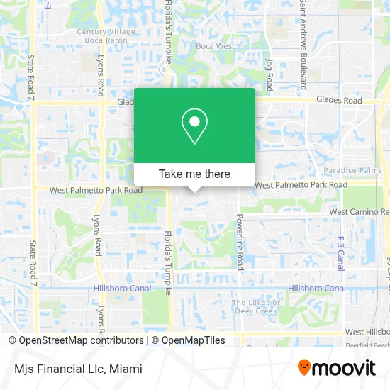 Mjs Financial Llc map
