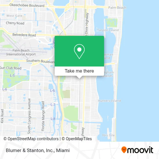 Blumer & Stanton, Inc. map