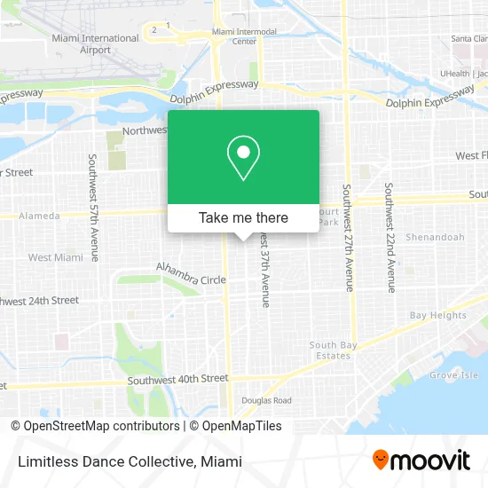 Limitless Dance Collective map