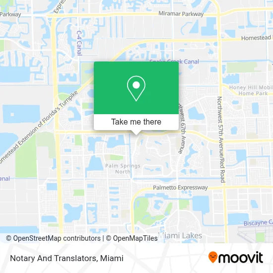 Notary And Translators map