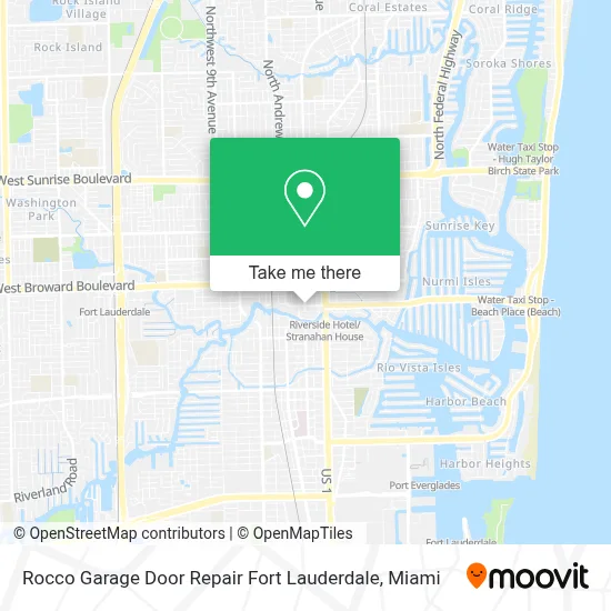 Rocco Garage Door Repair Fort Lauderdale map