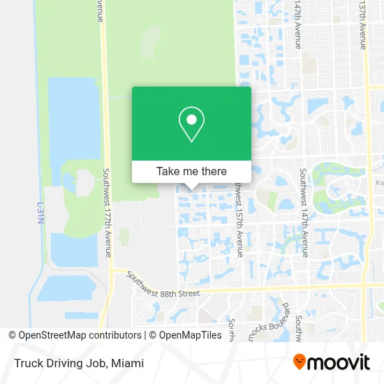 Truck Driving Job map
