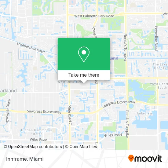 Innframe map