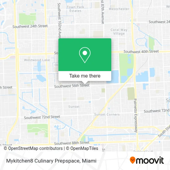 Mykitchen8 Culinary Prepspace map