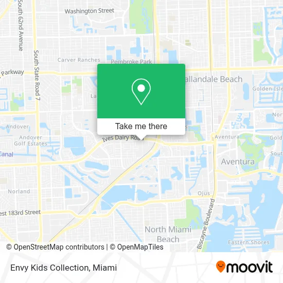 Envy Kids Collection map