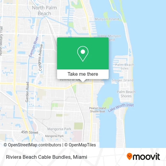 Riviera Beach Cable Bundles map