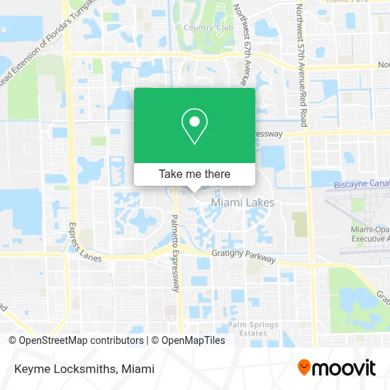 Keyme Locksmiths map