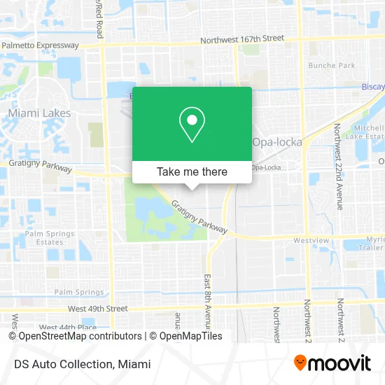 DS Auto Collection map